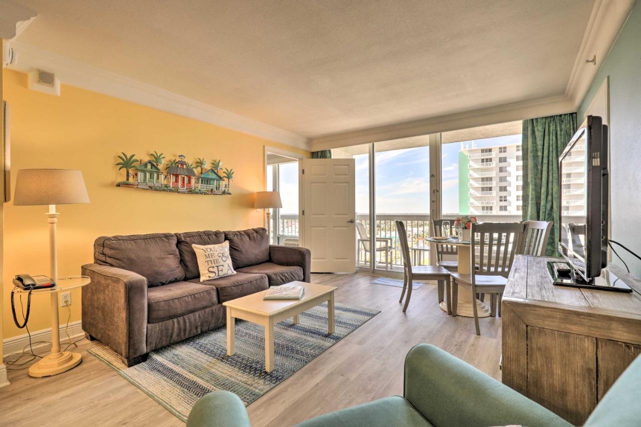 Ocean-View Daytona Beach Resort Retreat With Balcony Exterior foto