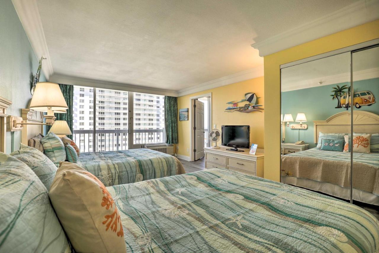 Ocean-View Daytona Beach Resort Retreat With Balcony Exterior foto